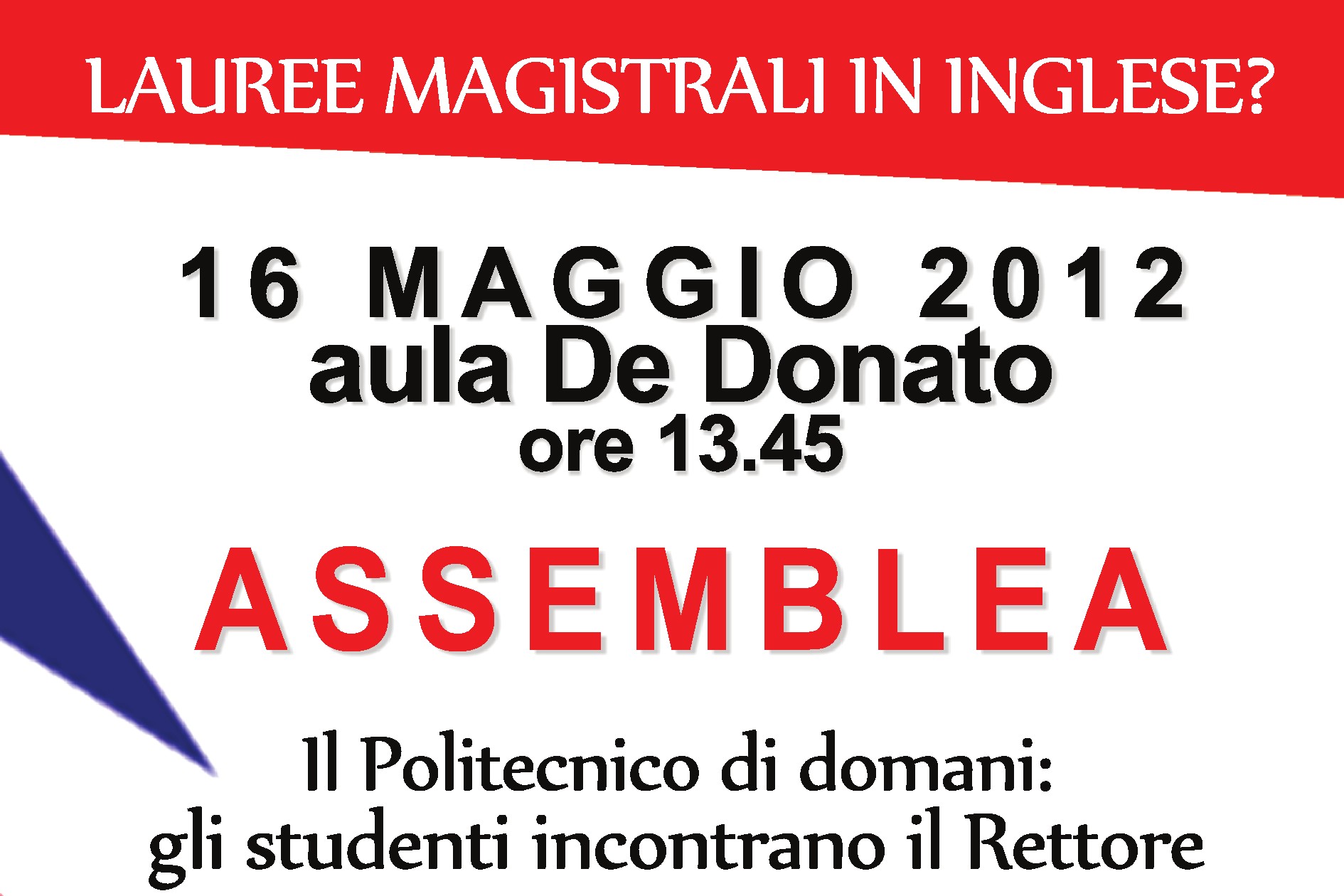 Assemblea LM in inglese: raccogliamo le domande!