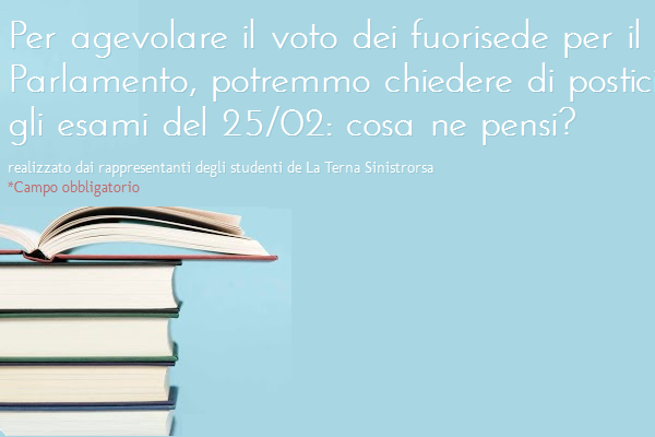 Voto fuorisede: posticipiamo gli esami del 25/02?