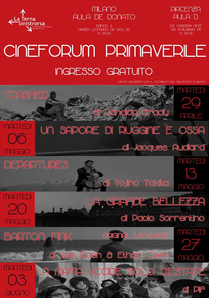 Cineforum primaverile 2014